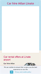 Mobile Screenshot of milanolinate.airport-rent-car.net